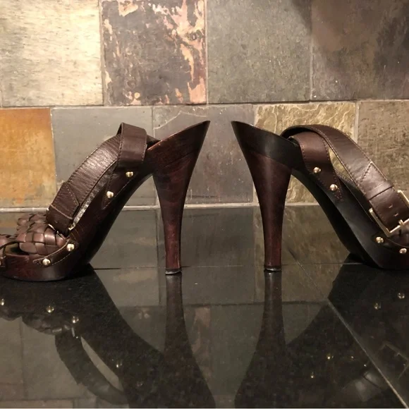 Gucci braided platform sandals - Picture 14 of 15